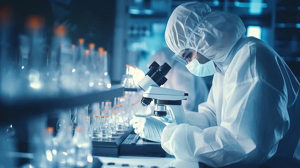 Modern biomedical laboratory