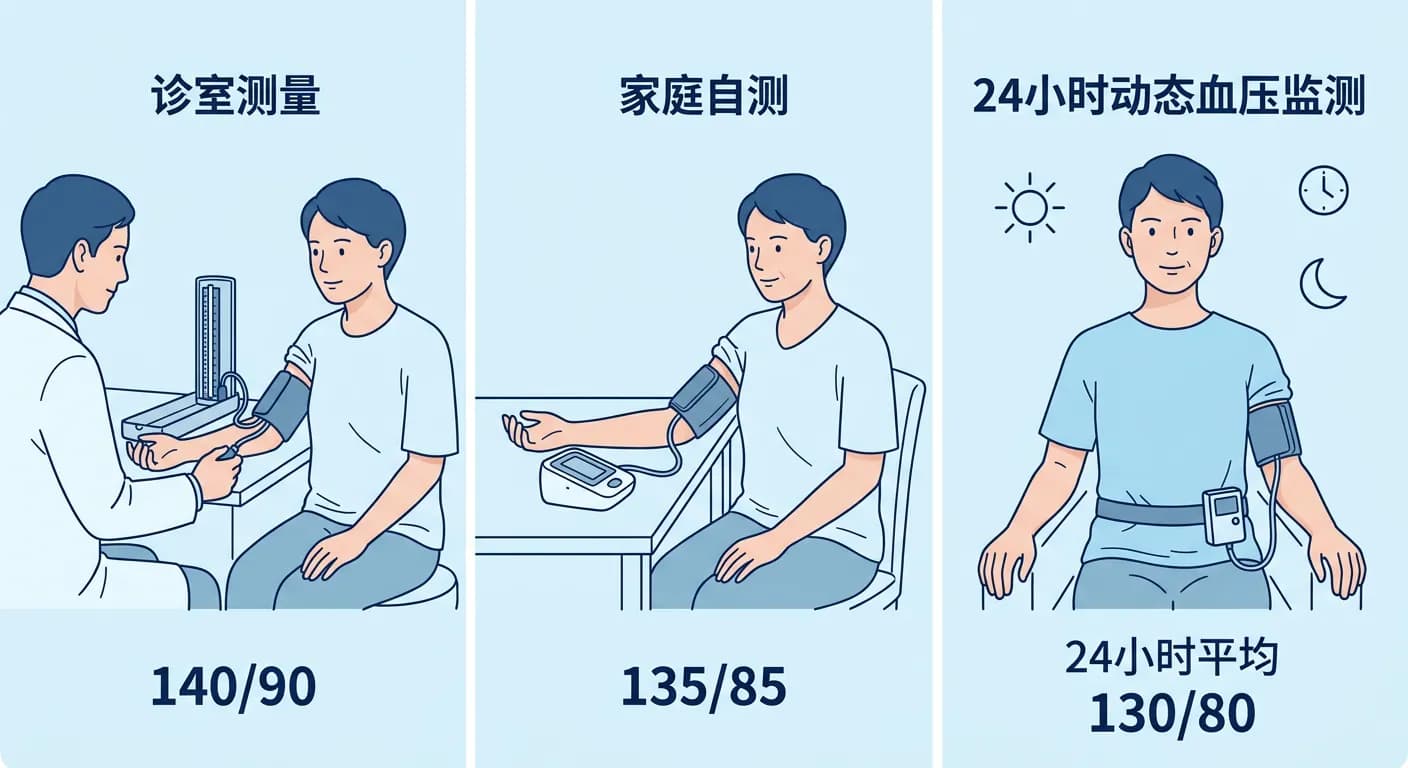 血压超过这个数,心梗、脑梗就不远了——3个数字,今天就去量:示意图
